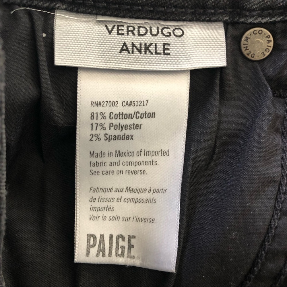 Nwot Paige Verdugo Ankle Jeans - Picture 2 of 8